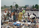 Foton slum i Jakarta