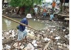 Foton slum i Jakarta