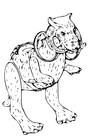 Målarbild star wars - tauntaun
