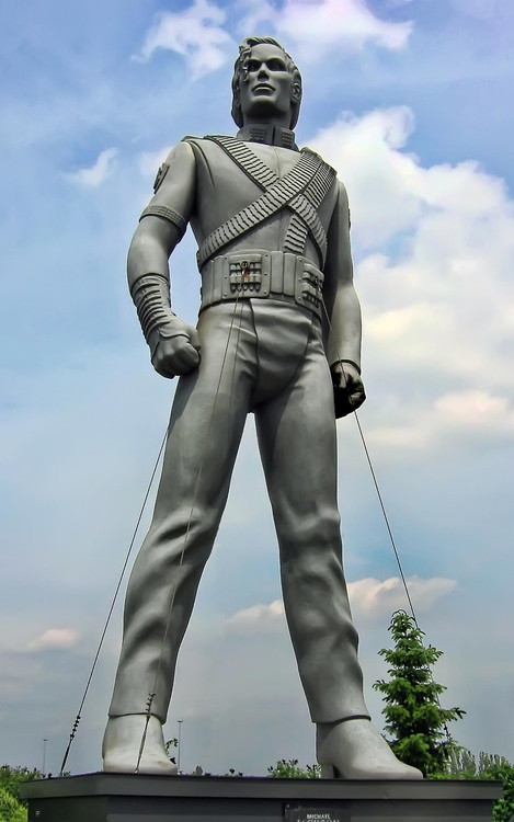 Foto staty av Michael Jackson