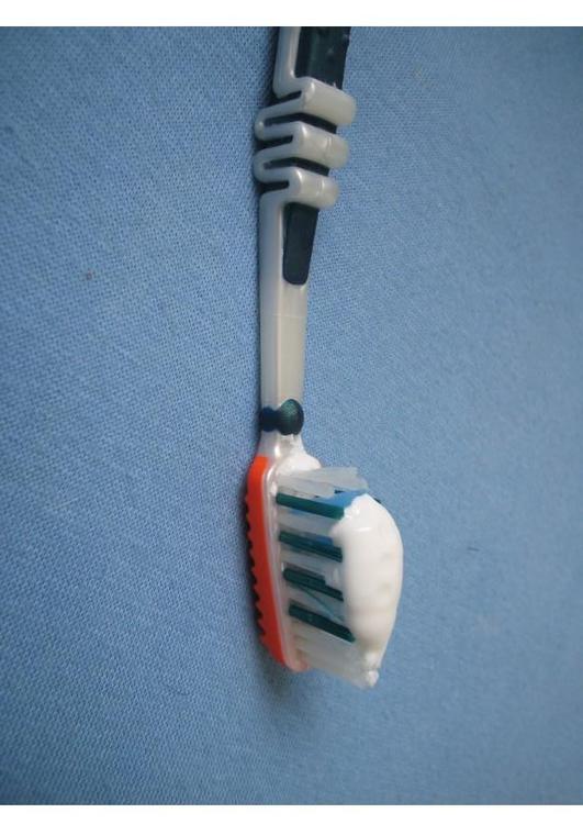 tandborste med tandkrÃ¤m