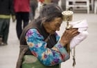Foton tibetansk kvinna