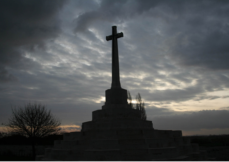 Foto Tyne Cot-kyrkogÃ¥rden