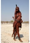 Foto ung himbakvinna, Namibia