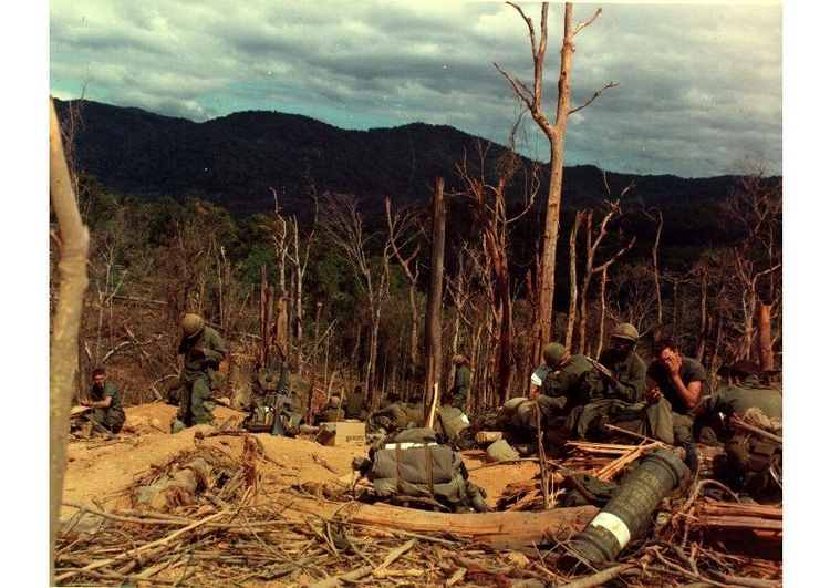 Foto Vietnamkriget slagfÃ¤lt 530