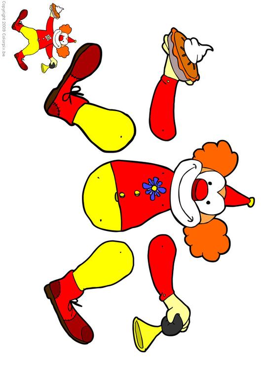 Clown - marionett