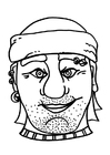 Hantverk pirat mask