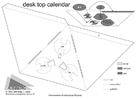 Hantverk skrivbords kalender del 1