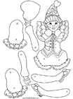 hantverk Valentine marionett