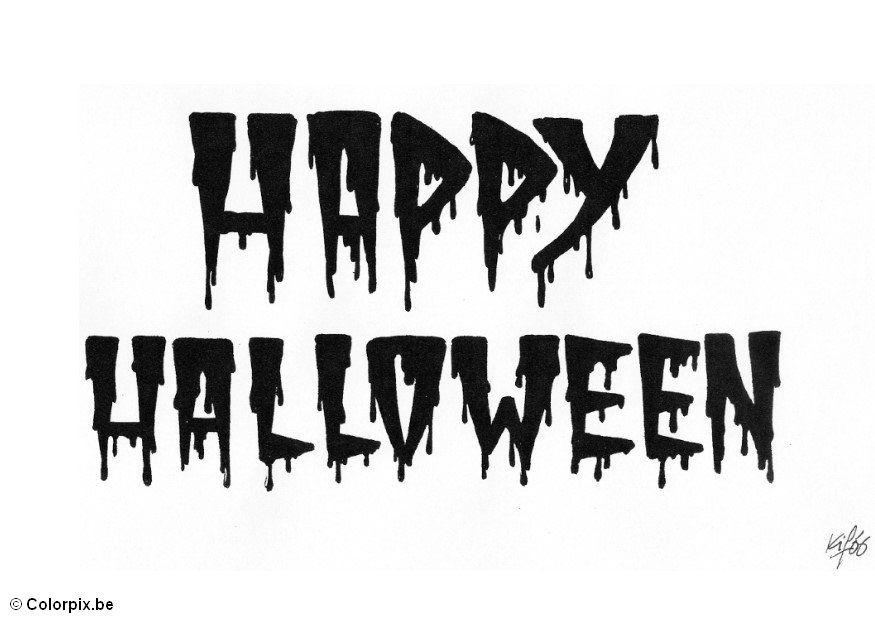 05 halloween happy halloween Målarbild 05 halloween happy halloween