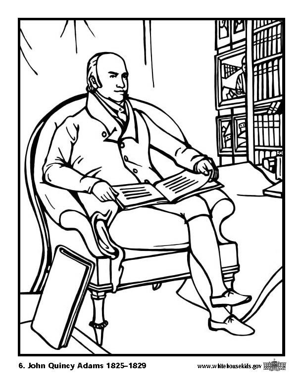06 john quincy adams Målarbild 06 john quincy adams