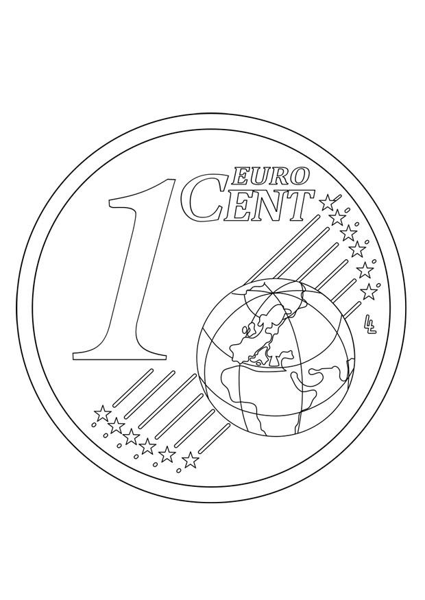 1 cent Målarbild 1 cent