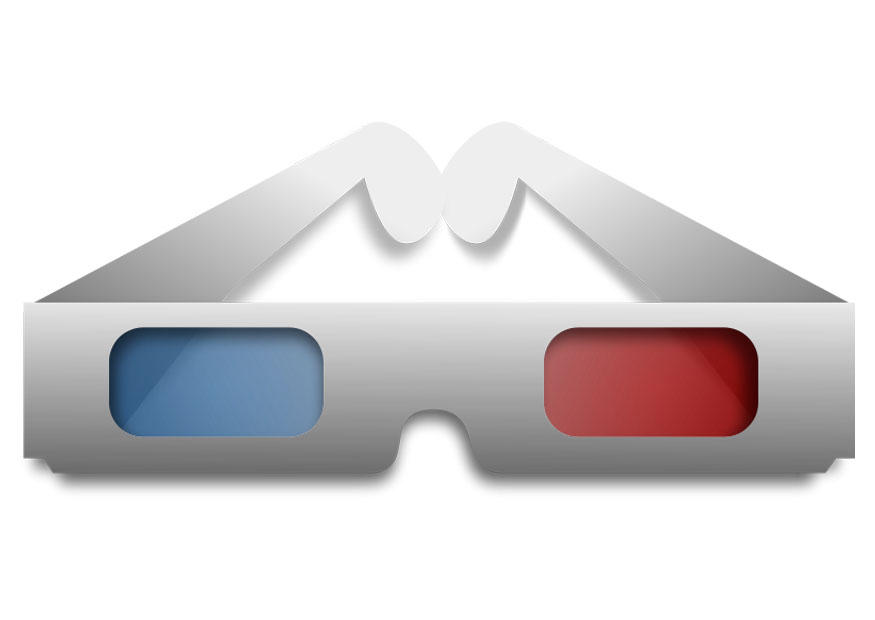 3d-glasA¶gon bild 3d-glasA¶gon