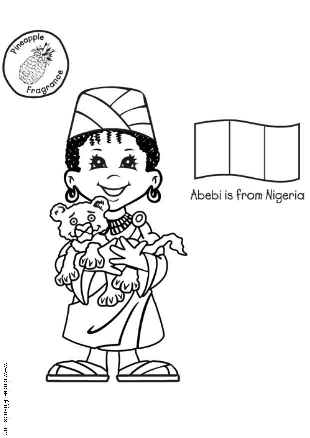 Målarbild abebi frA¥n nigeria