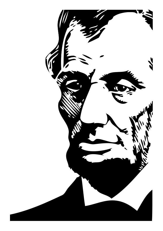 abraham lincoln Målarbild abraham lincoln
