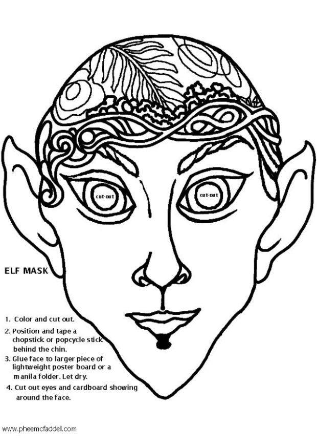 A¤lv mask Hantverk A¤lv mask