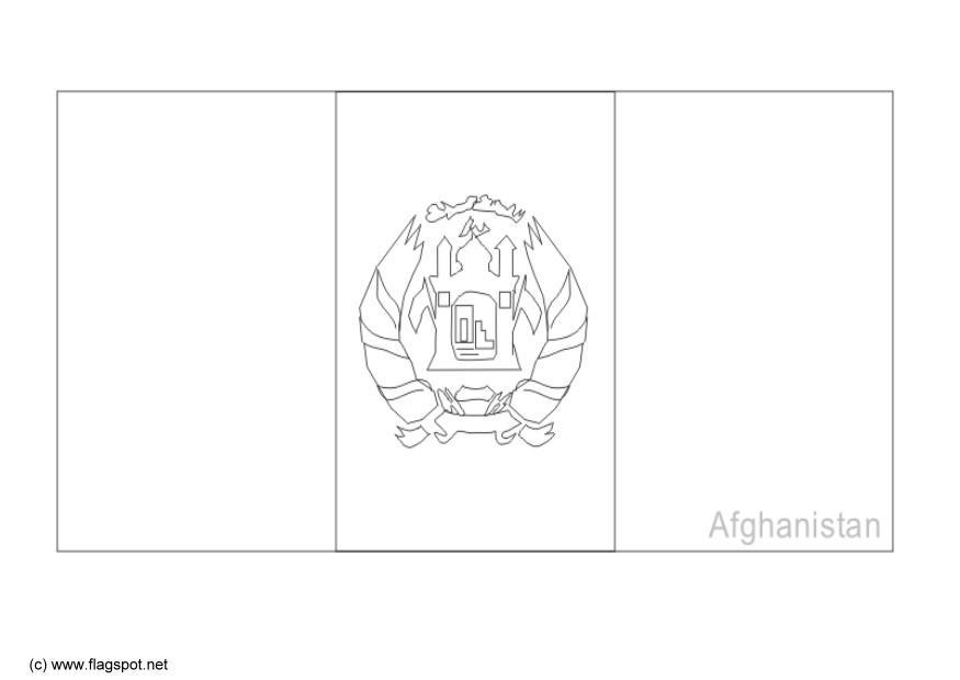 afghanistan Målarbild afghanistan