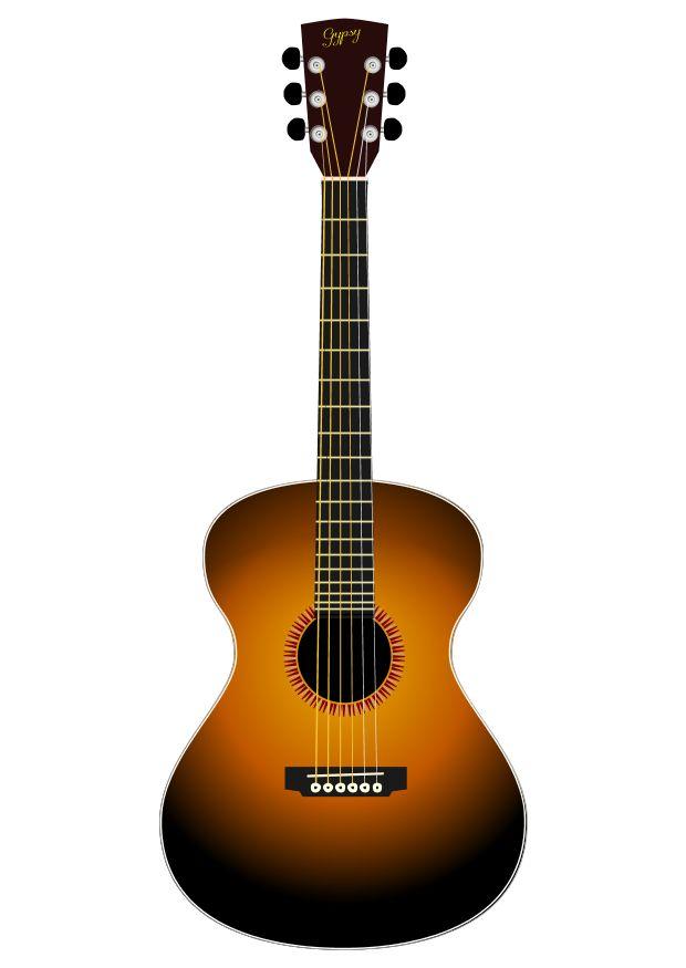 bild akustisk gitarr