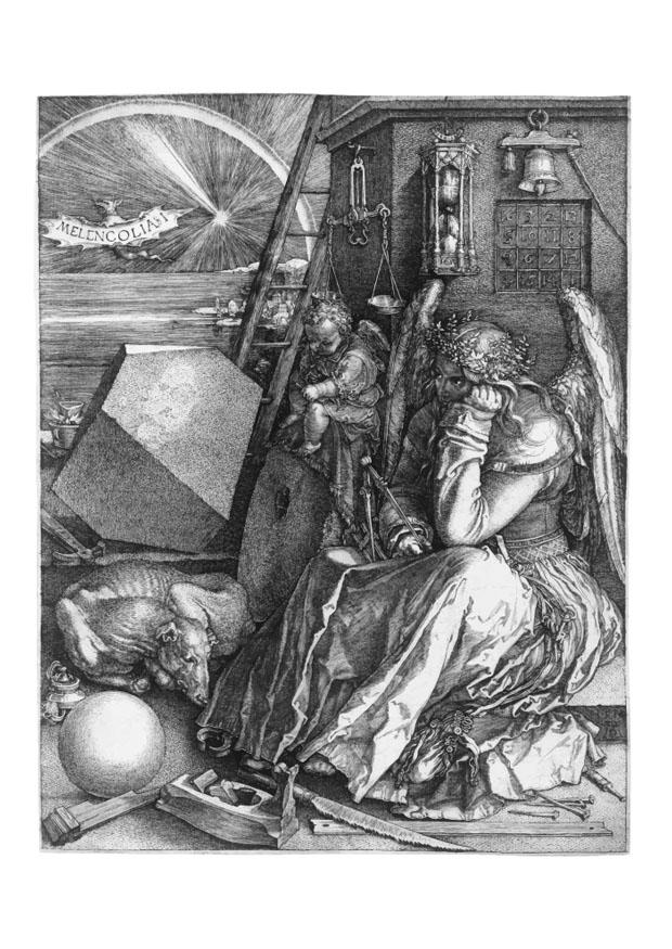Målarbild albrecht durer - melankolia
