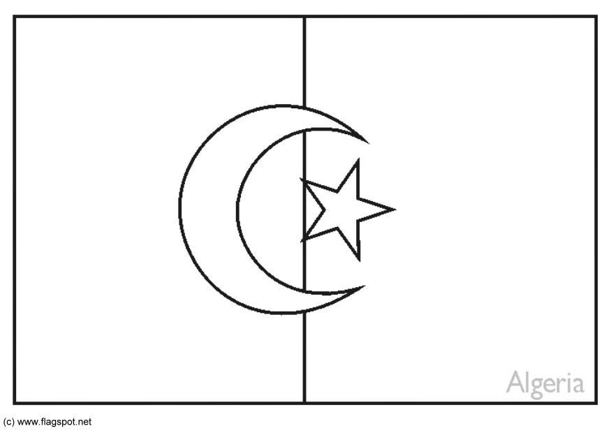 algeriet Målarbild algeriet