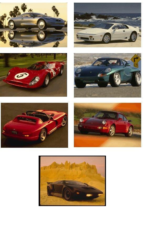 alla bilar 1 Målarbild alla bilar 1