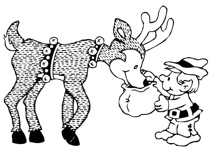 alv och ren Målarbild alv och ren