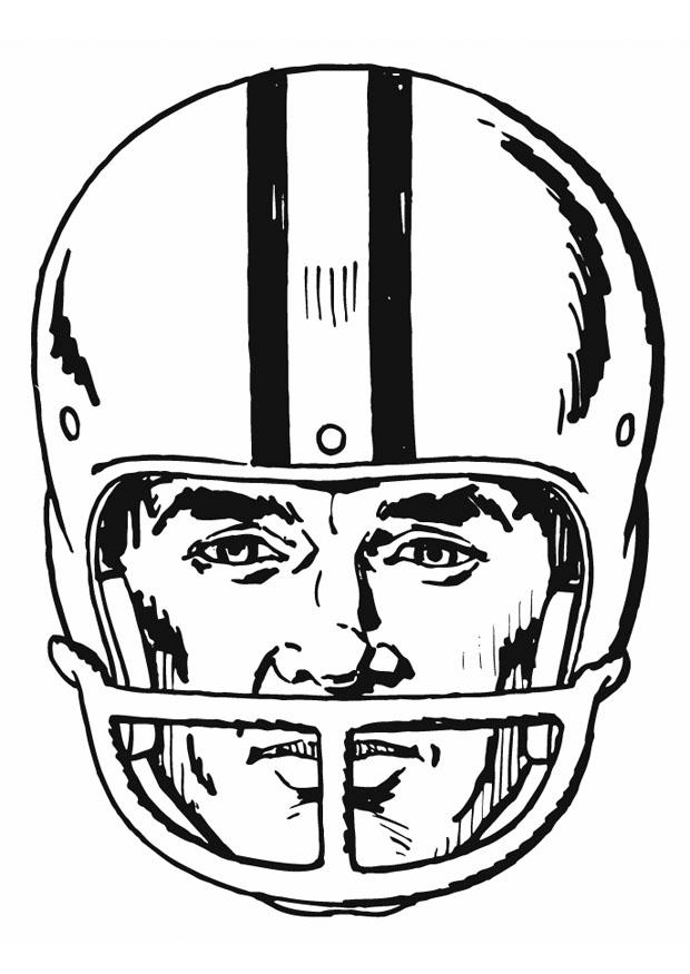 Målarbild american football