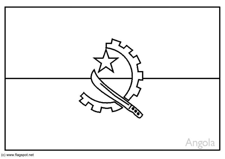 angola Målarbild angola