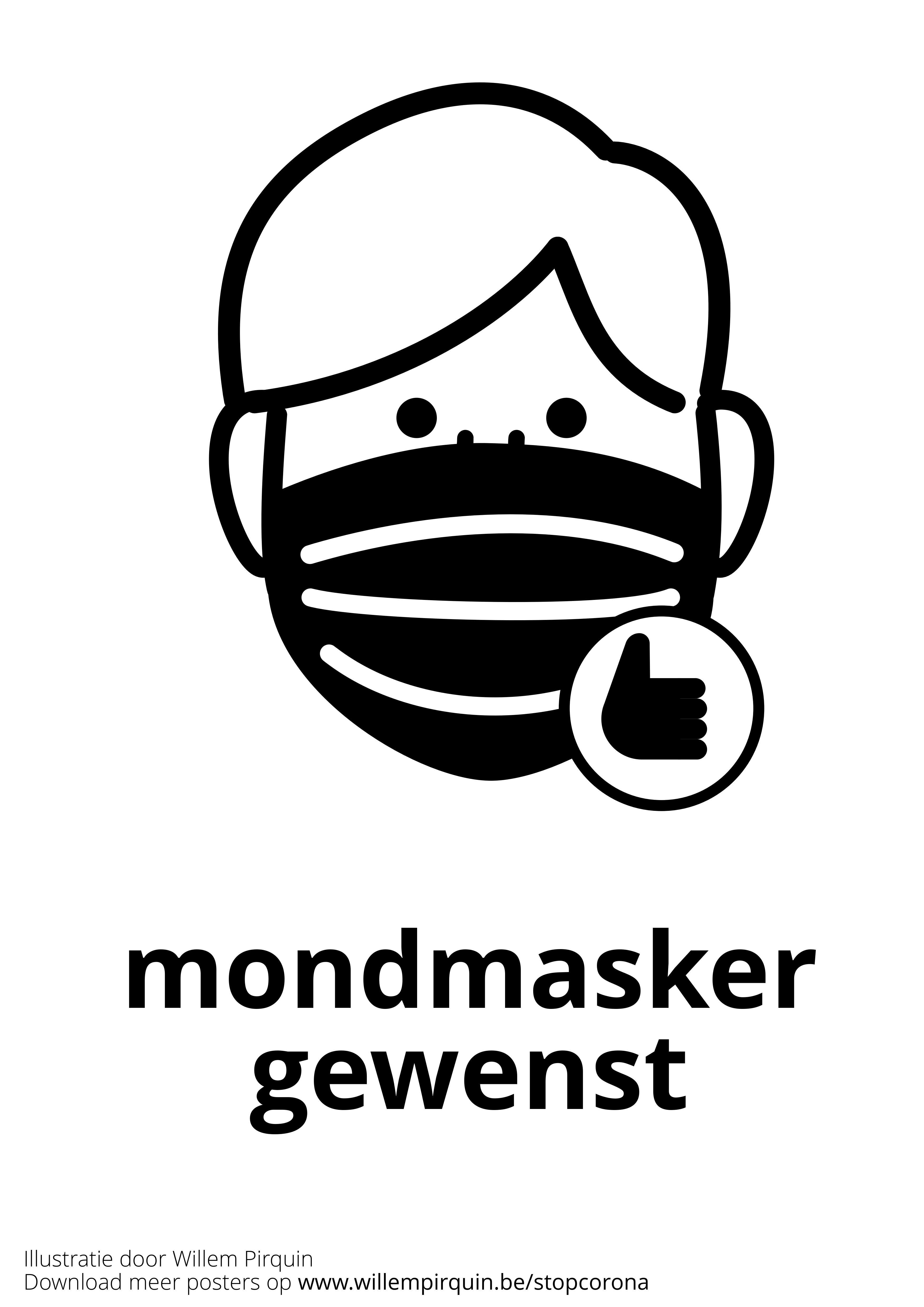A¶nskad munmask Målarbild A¶nskad munmask