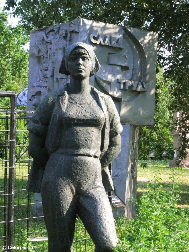arbetarens staty Foto arbetarens staty
