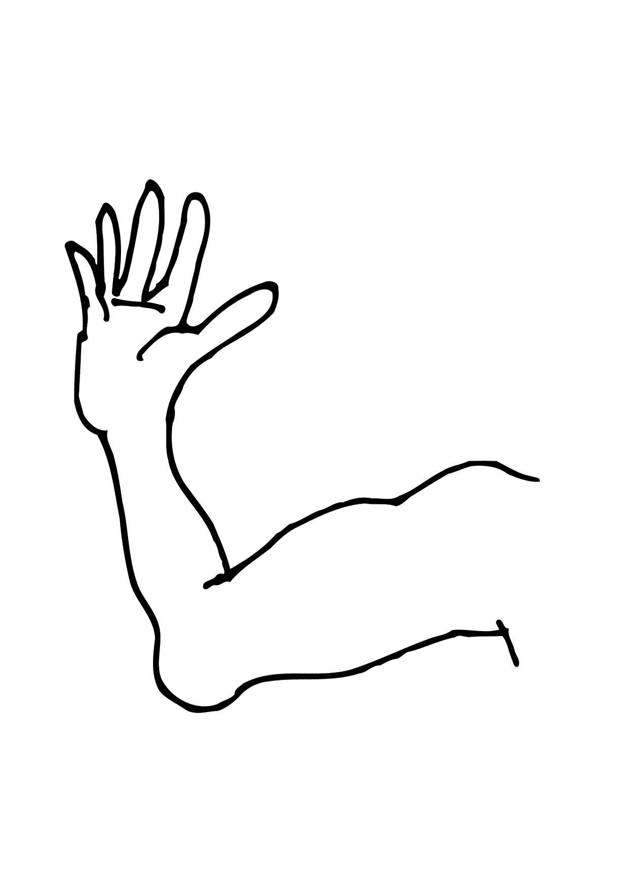 arm Målarbild arm
