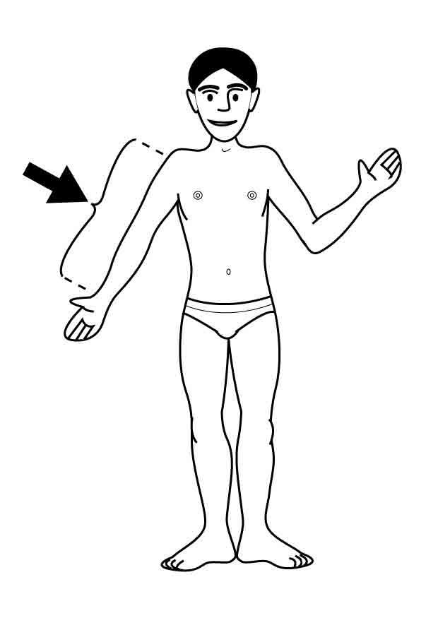 arm Målarbild arm