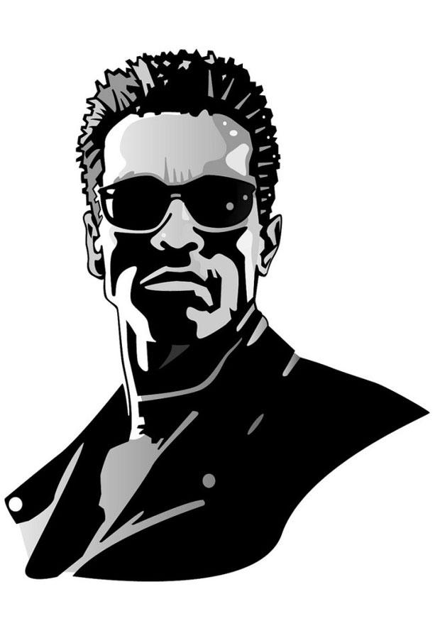 arnold schwarzenegger Målarbild arnold schwarzenegger