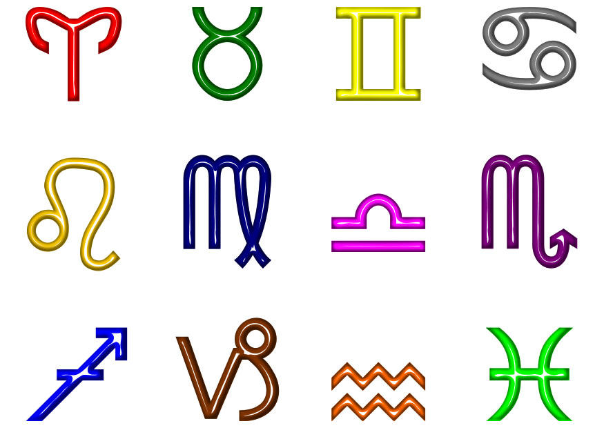 bild astrologiska tecken