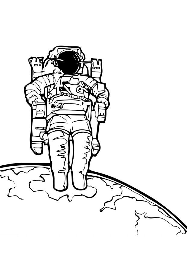 astronaut Målarbild astronaut