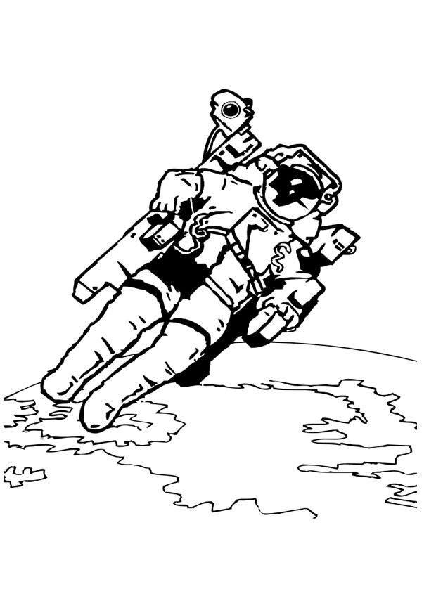 astronaut Målarbild astronaut