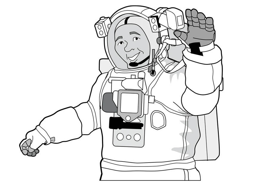 astronaut Målarbild astronaut