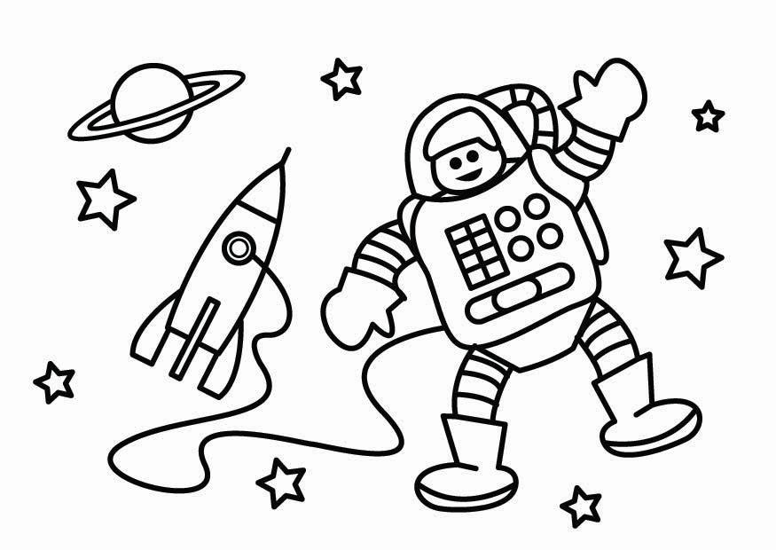 astronaut Målarbild astronaut