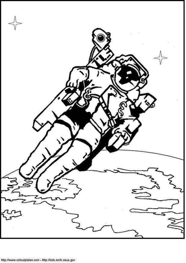 astronaut Målarbild astronaut
