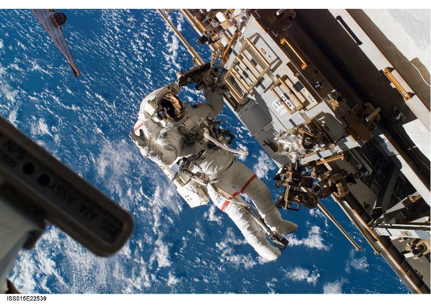Foto astronaut pA¥ rymdstation