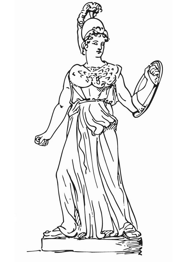 athena Målarbild athena