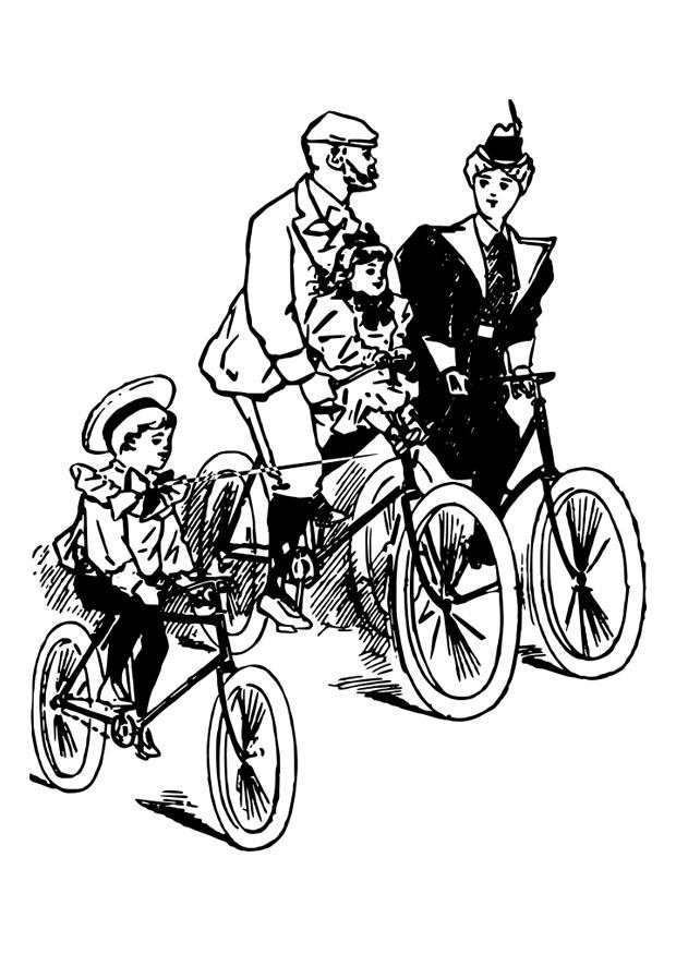 att cykla Målarbild att cykla