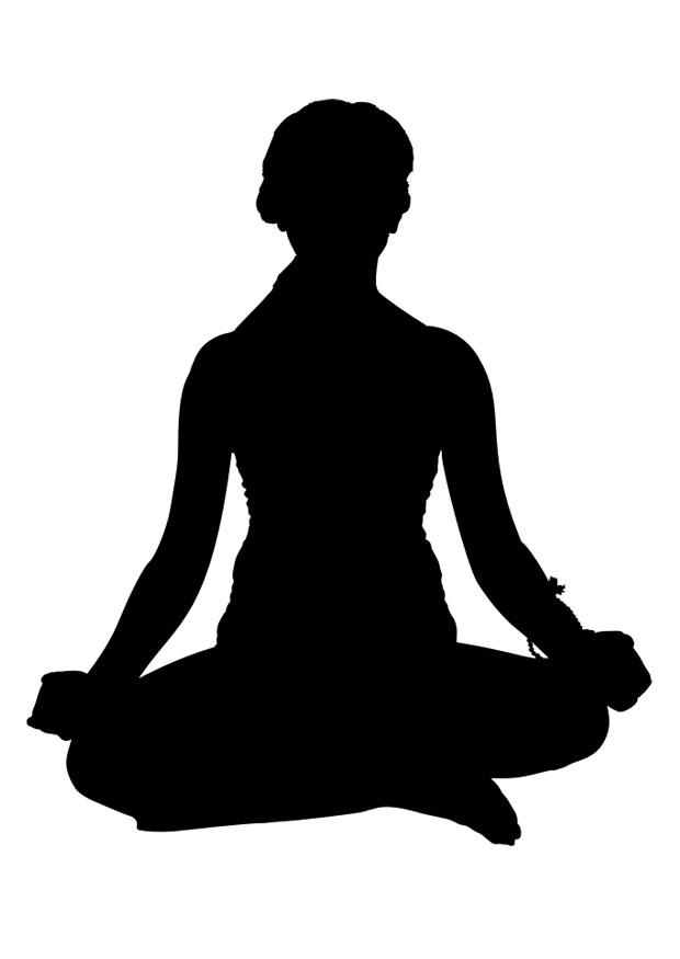 Målarbild att meditera