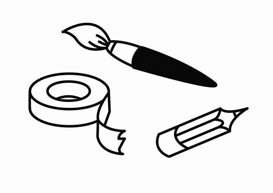 att skapa konsthantverk Målarbild att skapa konsthantverk
