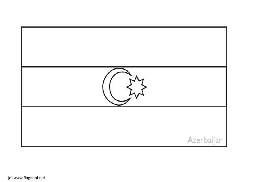 azerbadjan Målarbild azerbadjan