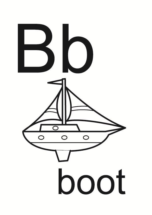 b Målarbild b