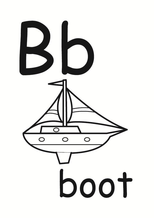 b Målarbild b