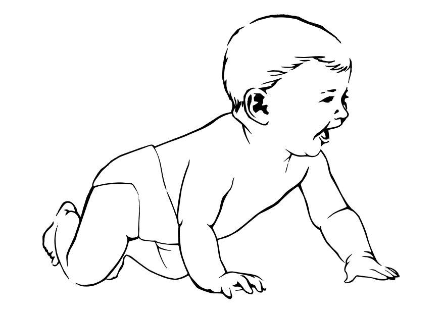 baby Målarbild baby