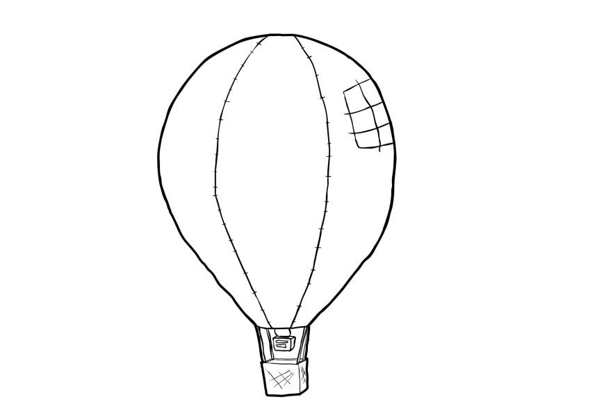 ballong Målarbild ballong