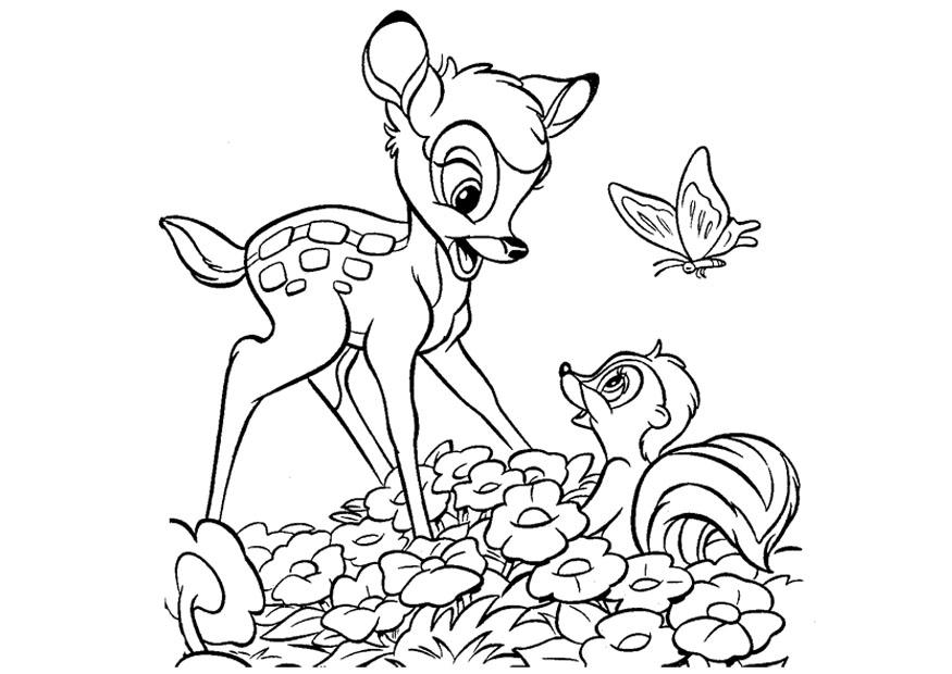 bambi Målarbild bambi